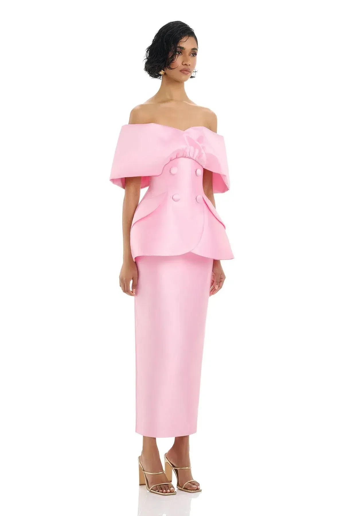 Eliya the Label Carmela Top & Maura Skirt Pink Size AU 12 - Image 2