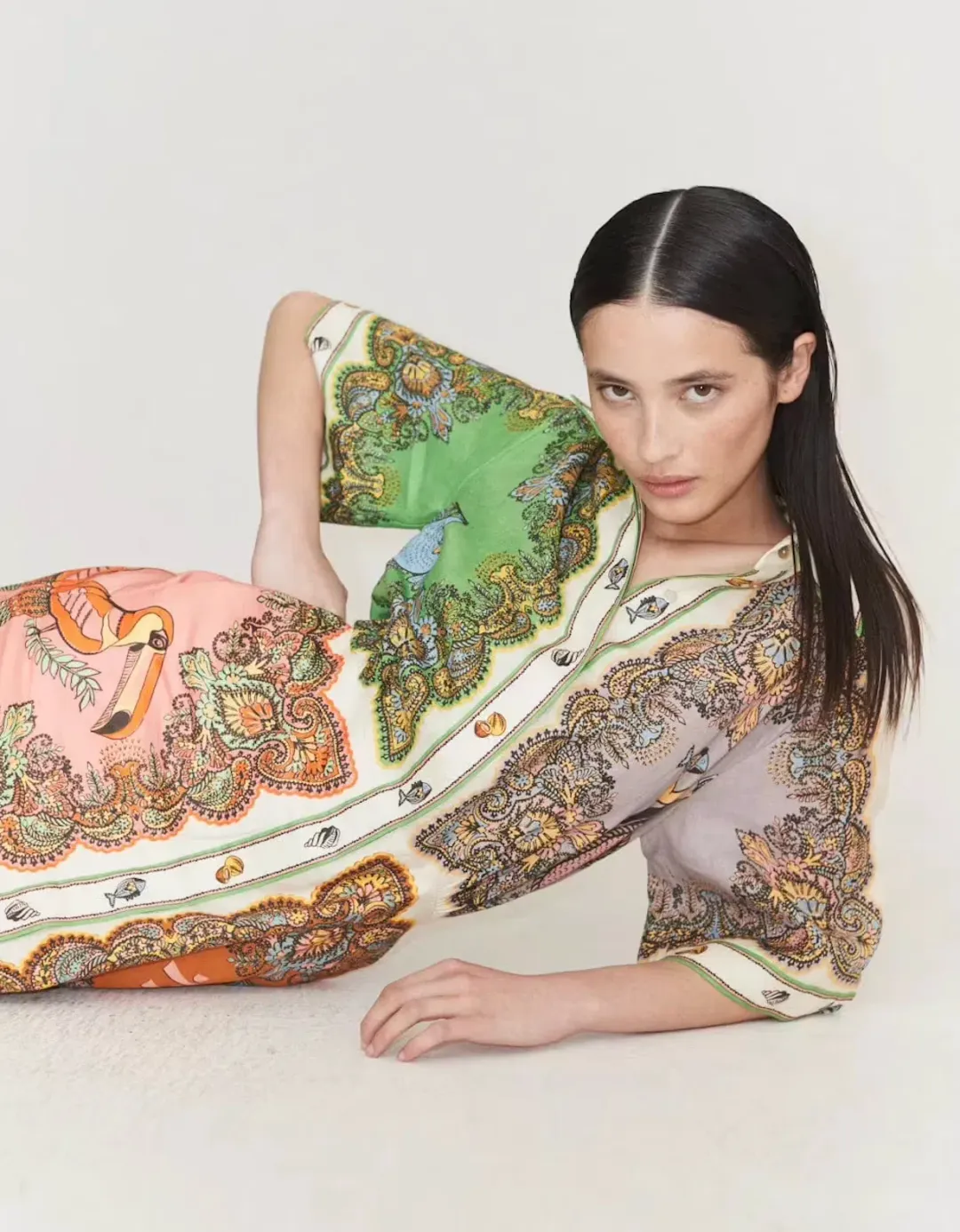 Alémais Trippy Troppo Mini Dress Print Size 12 for rent on The Volte - main image