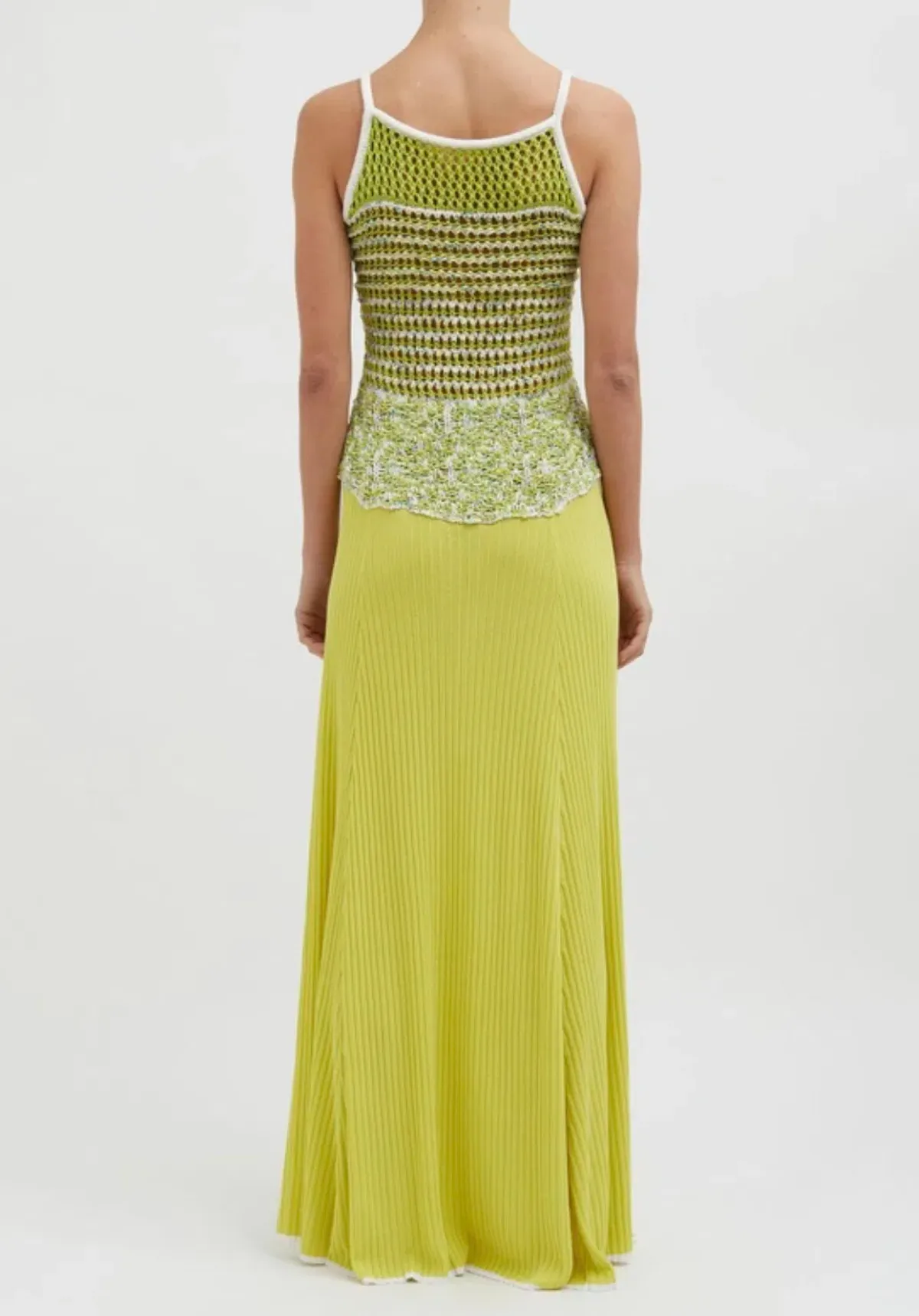 Christopher Esber Grafted Duo Cami Gown Yellow Size S / Aus 8 - Image 2