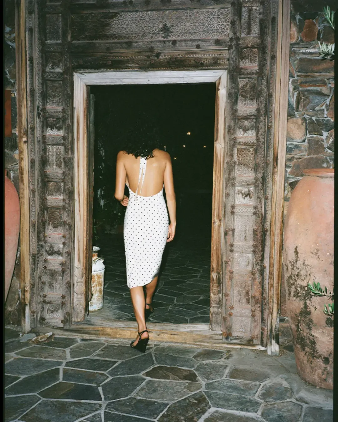 Realisation Par Sadie Halter Midi Dress Petite Spot Size 10 for rent on The Volte - main image