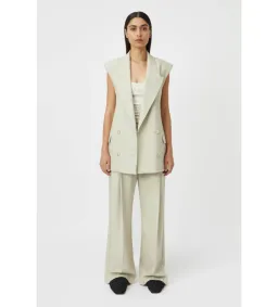 Camiilla and Marc Coen Vest Suit and Pants Sage Green Size 8 for rent on The Volte - image 1