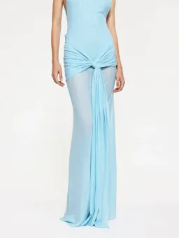 Effie Kats Roza Maxi Dress Blue Size 8 for rent on The Volte - image 3