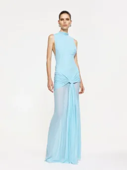 Effie Kats Roza Maxi Dress Blue Size 8 for rent on The Volte - image 1