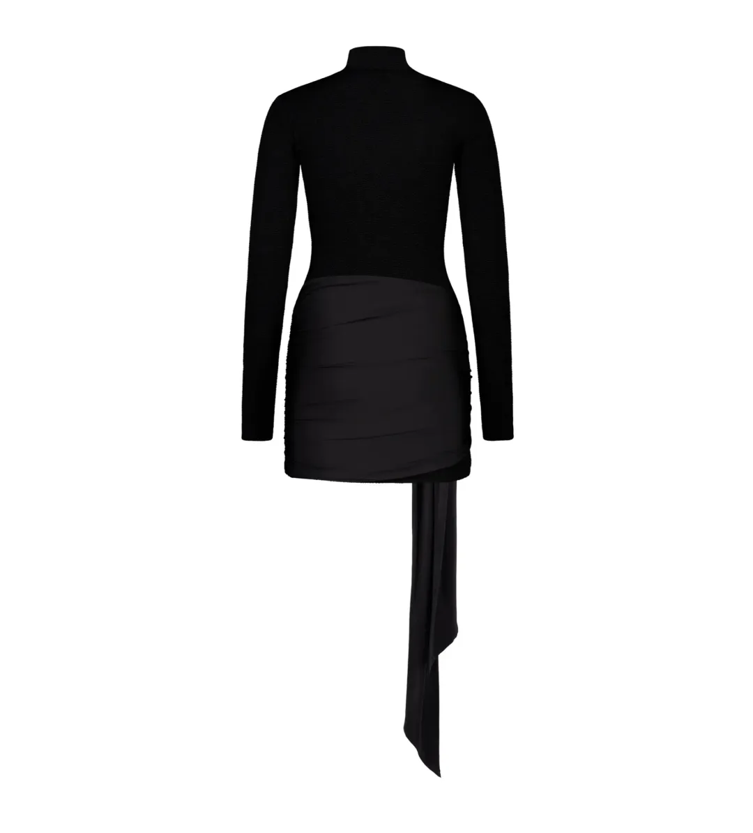 With Harper Lu Textured Wrap Dress AU 8 for rent on The Volte - main image