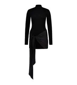 With Harper Lu Textured Wrap Dress AU 8 for rent on The Volte - image 4