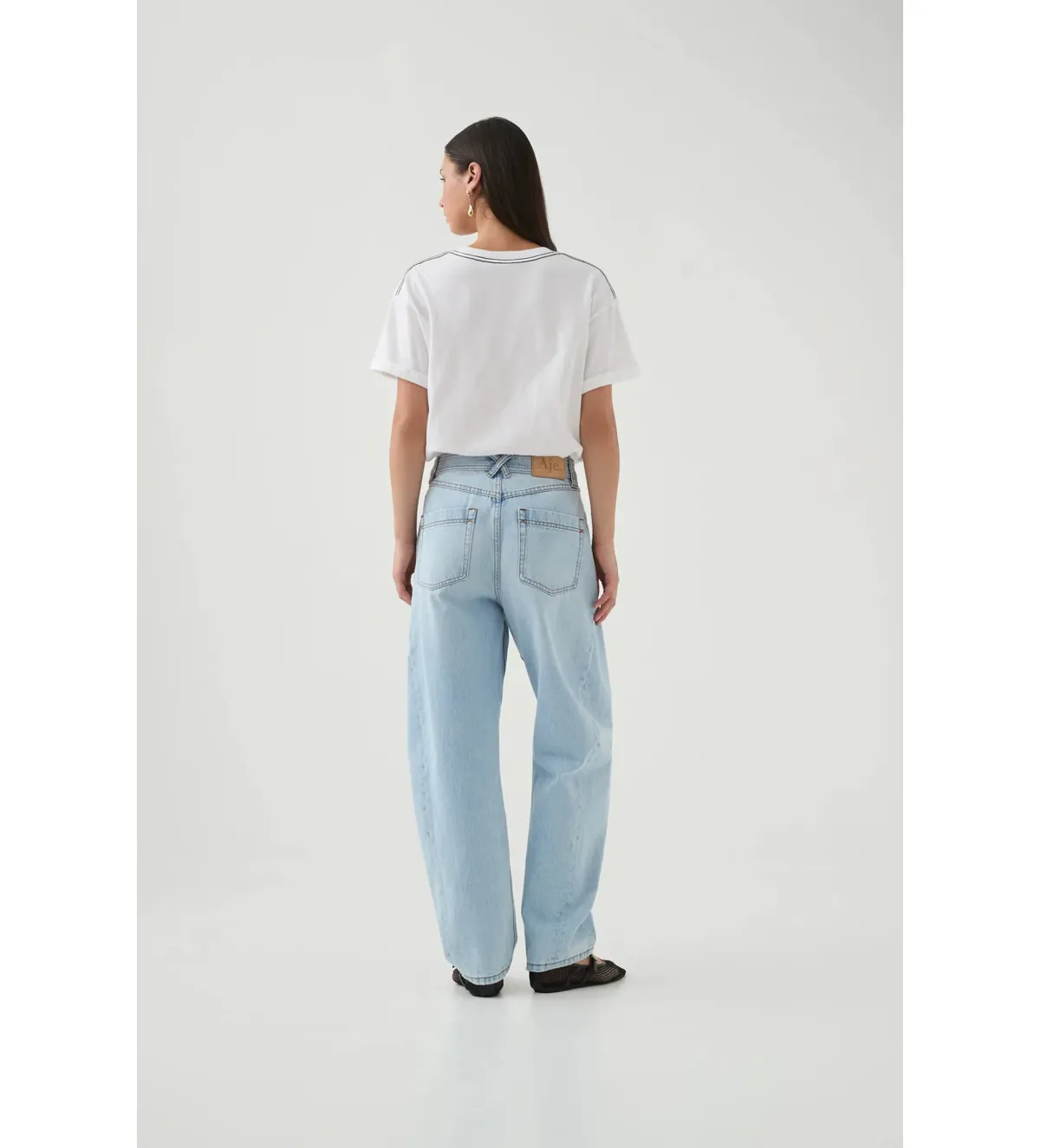 Aje Beyond Embellished Logo Tee Size XS/6 - Image 3