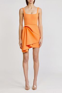 Acler - Clarke Dress - Papaya - Size 10 for rent on The Volte - image 1