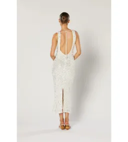 Winona Zeox Midi Dress White Size AU 6 for rent on The Volte - image 2