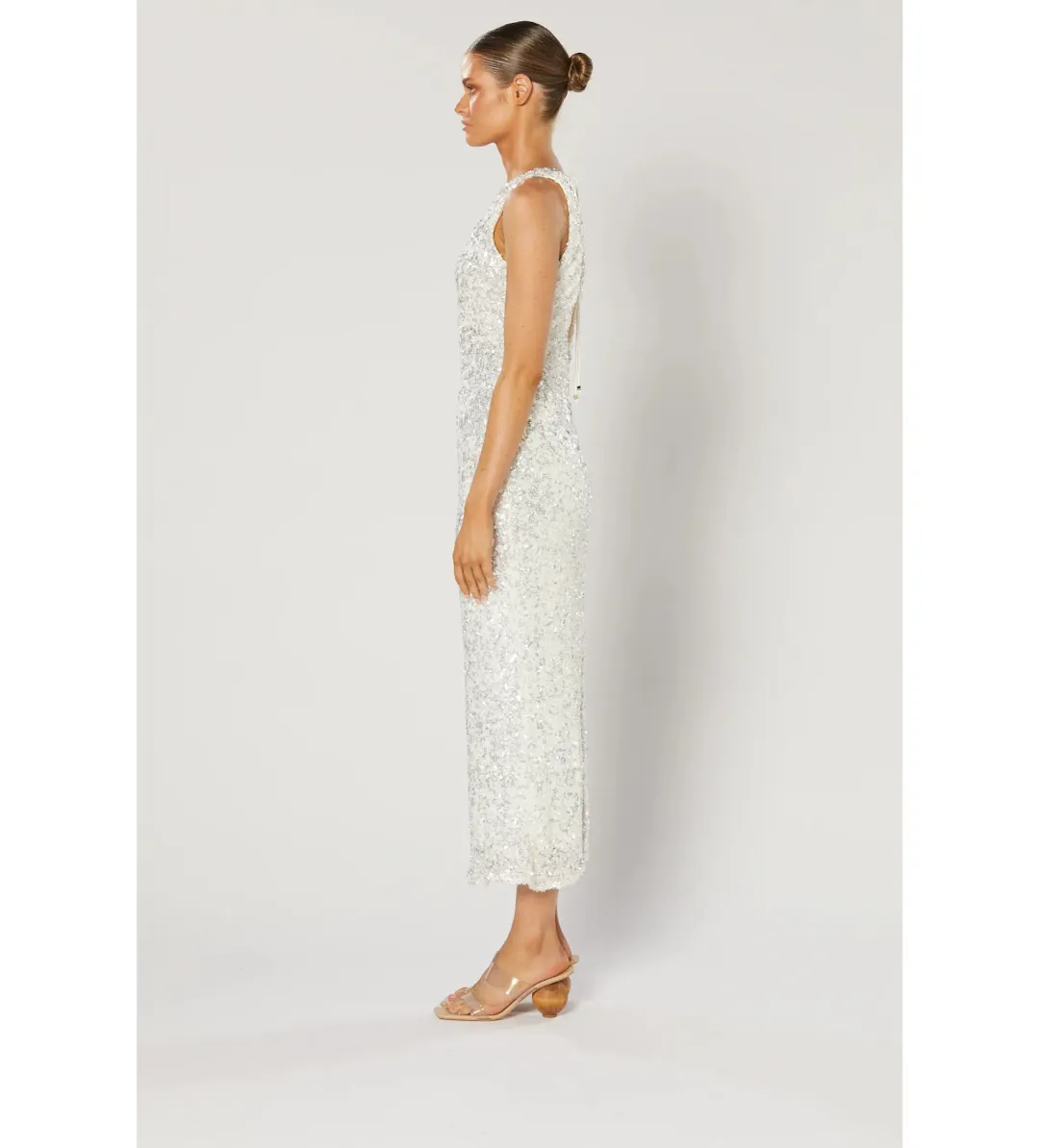 Winona Zeox Midi Dress White Size AU 6 for rent on The Volte - main image