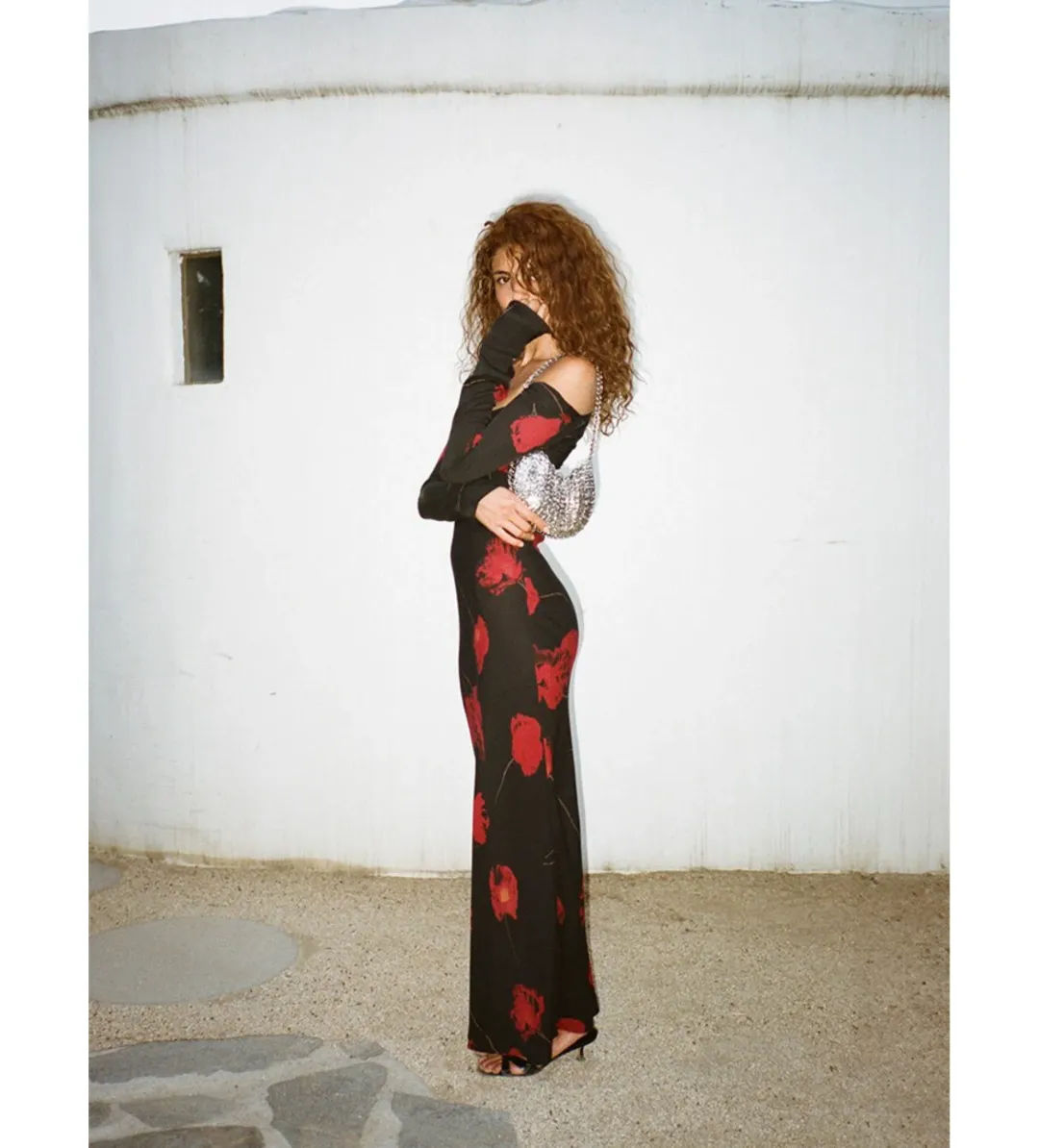 Realisation Par The Selma Maxi Dress in Euphoria Noir Size AU 8 for rent on The Volte - main image
