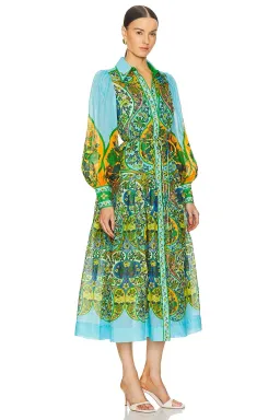 Alemais Sofie Shirtdress Maxi Multi Size 12 for rent on The Volte - image 1