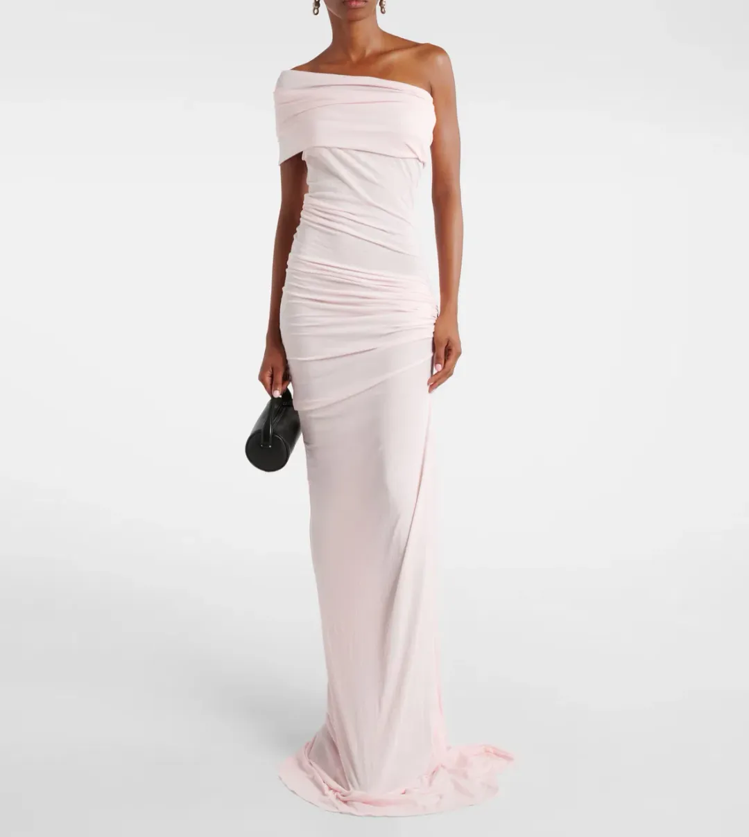 Entire Studios Pillar Maxi Dress Gown Pink Size 8 for rent on The Volte - main image