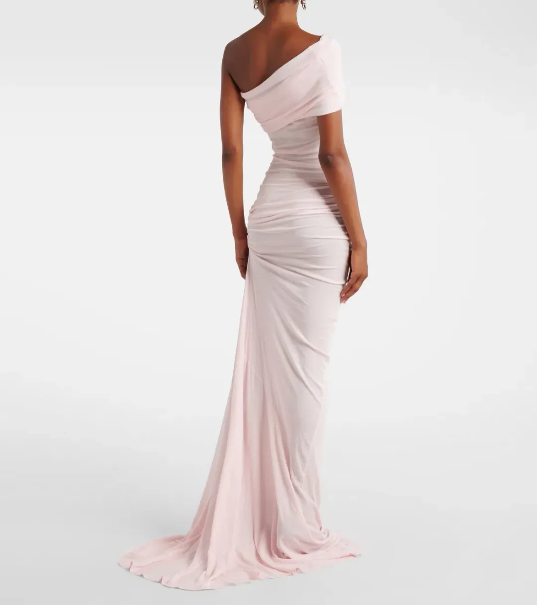Entire Studios Pillar Maxi Dress Gown Pink Size 8 for rent on The Volte - main image