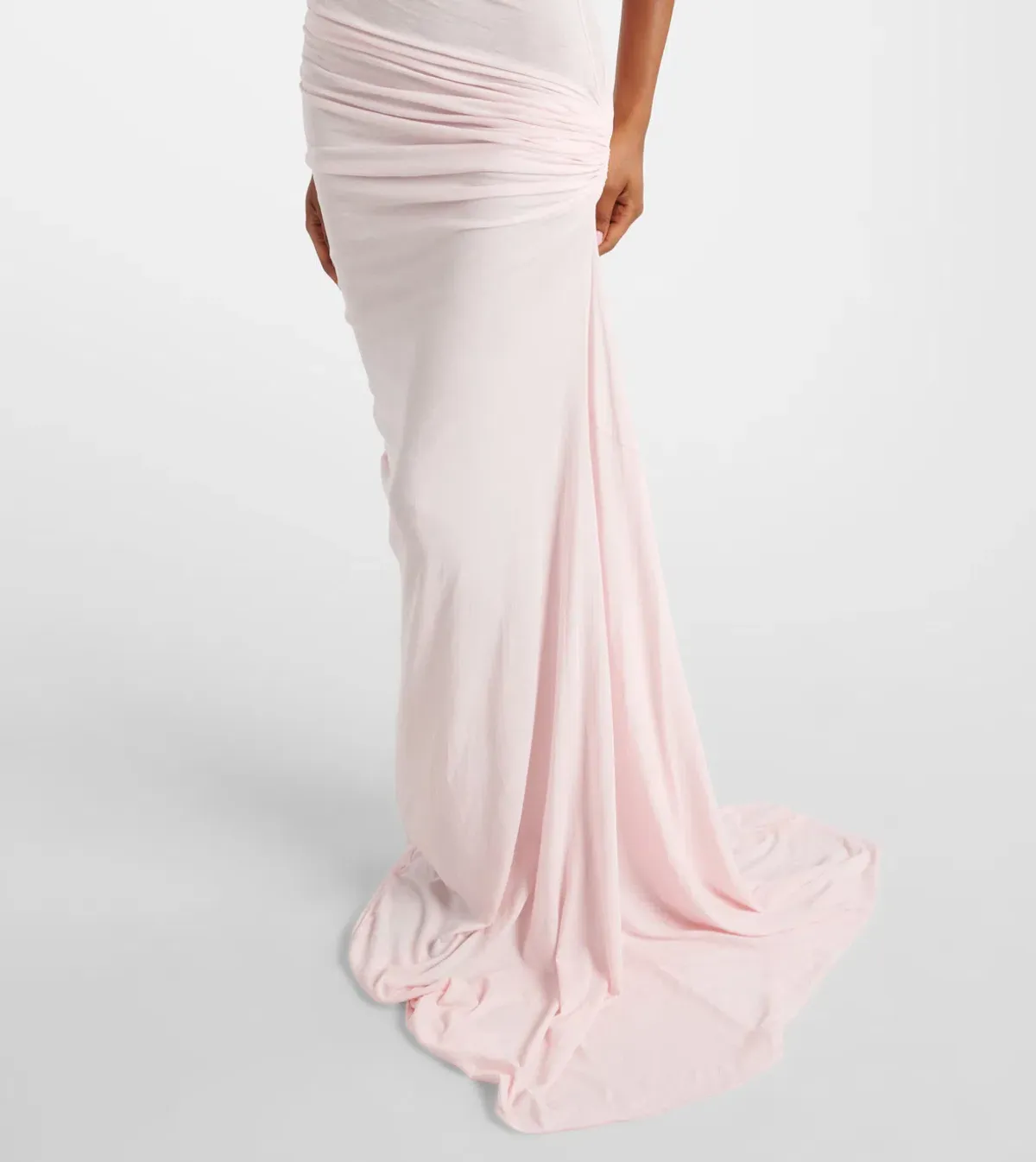 Entire Studios Pillar Maxi Dress Gown Pink Size 8 - Image 3