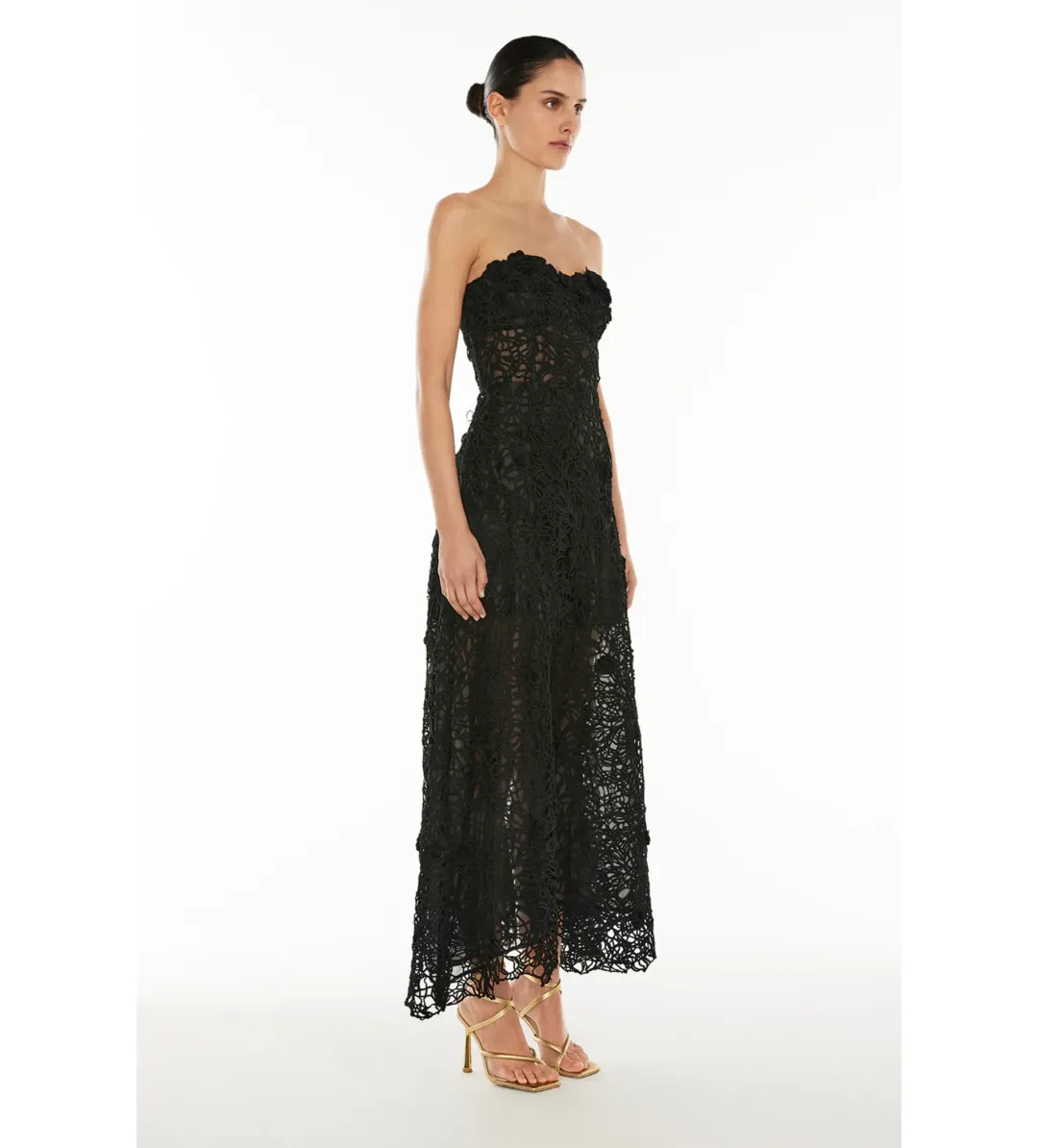 Manning Cartell Tea Ceremony Maxi Dress Black Size 10 for rent on The Volte - main image