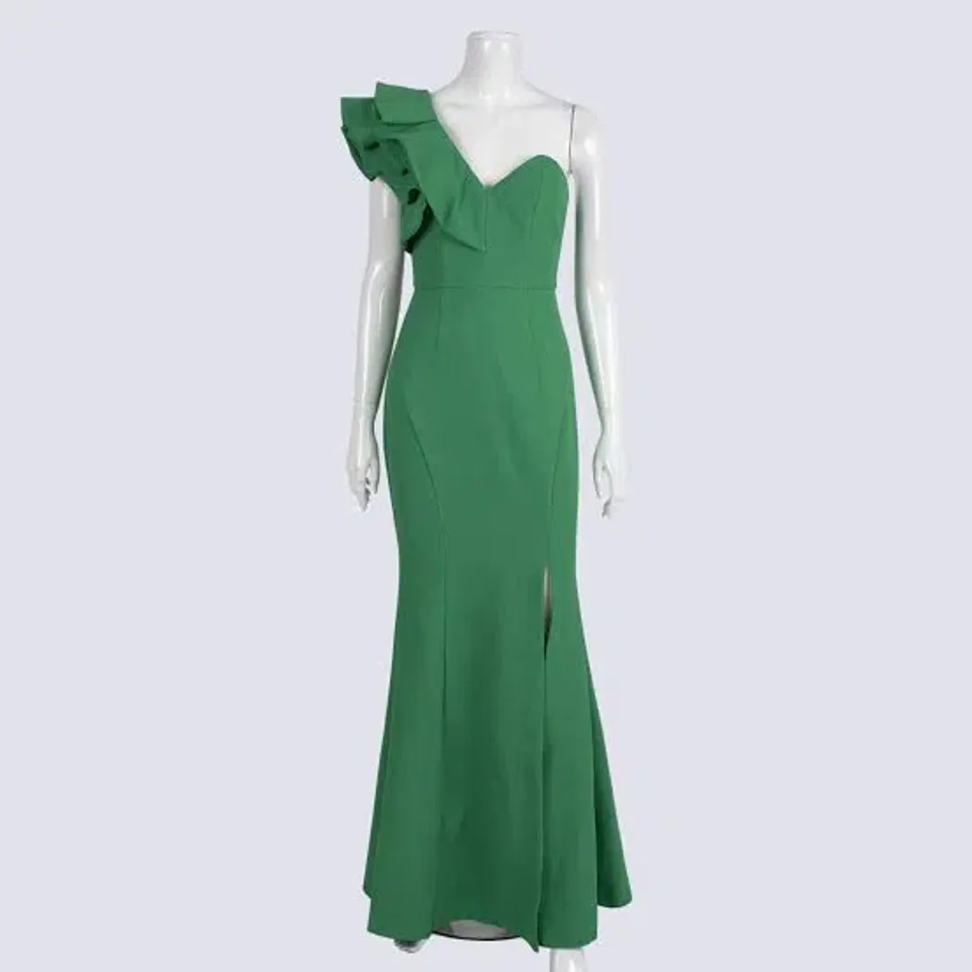 Sheike High Society Gown Green Size 14 for rent on The Volte - main image