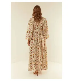 Palm Noosa Noddy Tomato Tiles Maxi Dress Print Size 8 for rent on The Volte - image 3