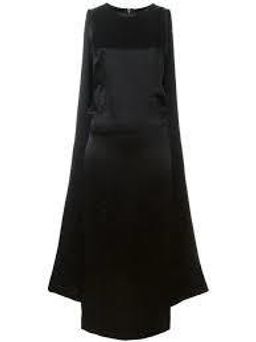 McQ Alexander McQueen Black Maxi Cape Dress size 8 for rent on The Volte - image 4