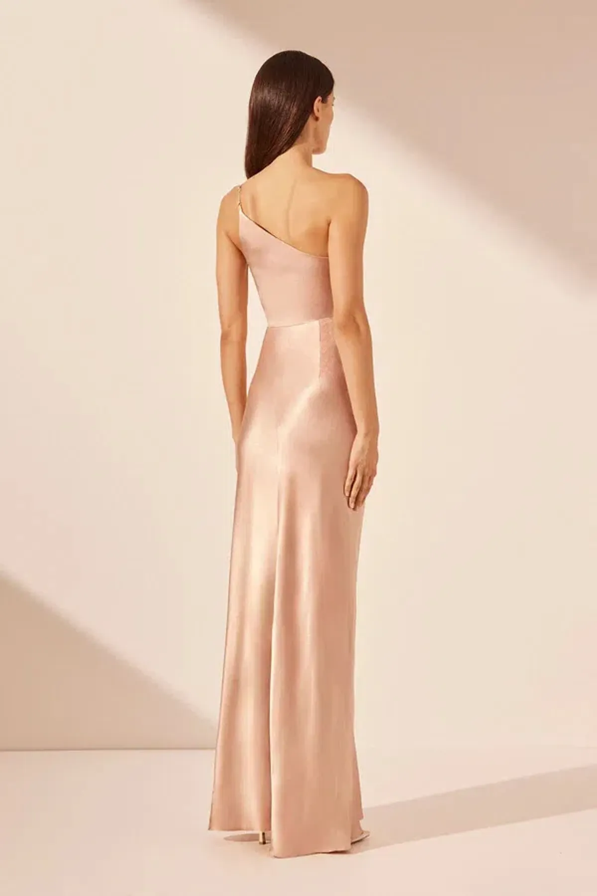 Shona Joy La Lune Asymmetrical Maxi in Desert Rose Size AU 10 - Image 2