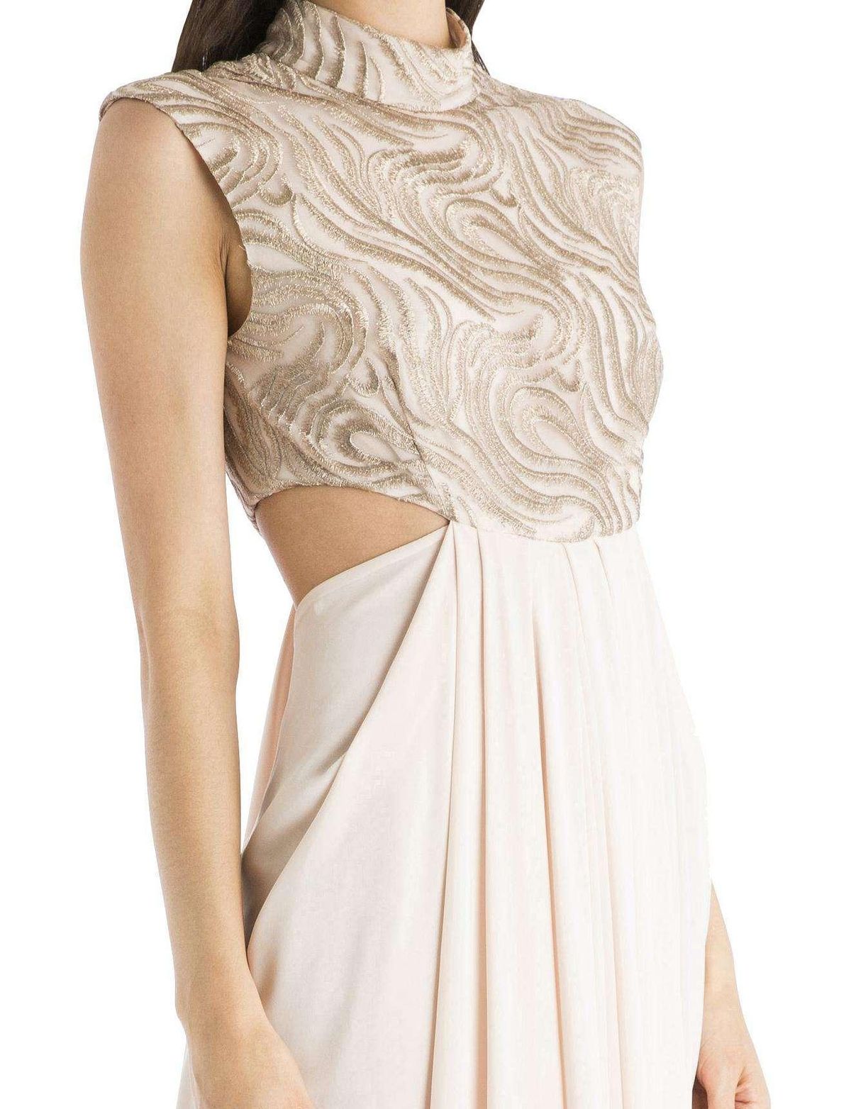 Carla Zampatti Vintage Lace Opera Gown Blush Size 4 - Image 2