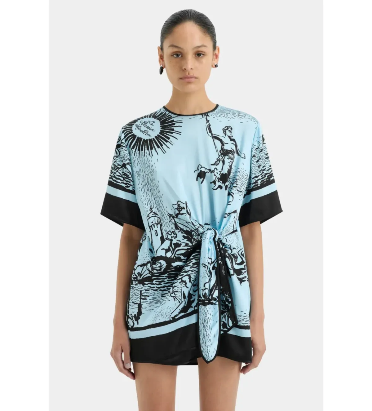 Sir the Label Dreamwood Mini Dress in Brise Soleil AU 8 - Image 3