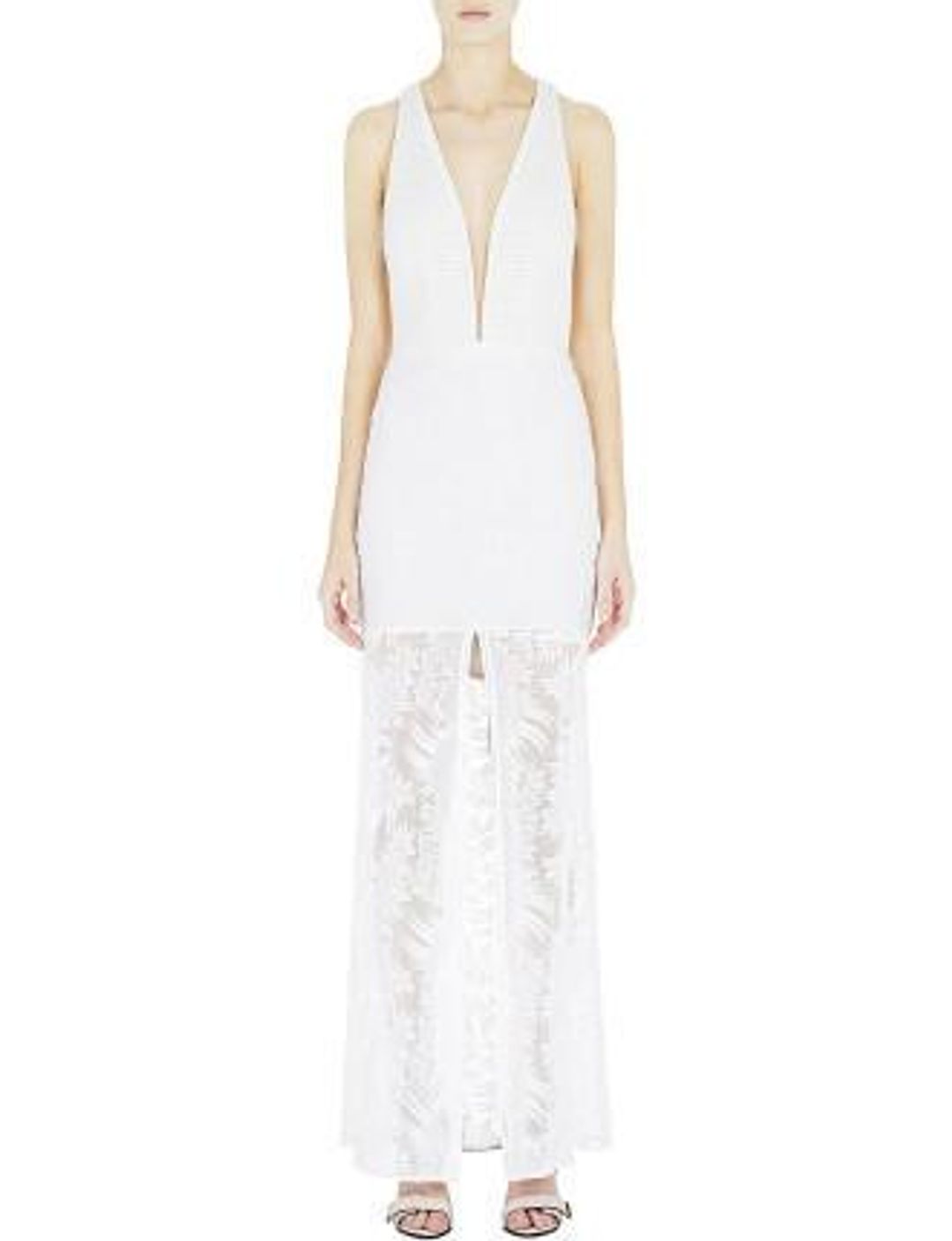Manning Cartell White Reverie Lace Dress Size 8 for rent on The Volte - main image