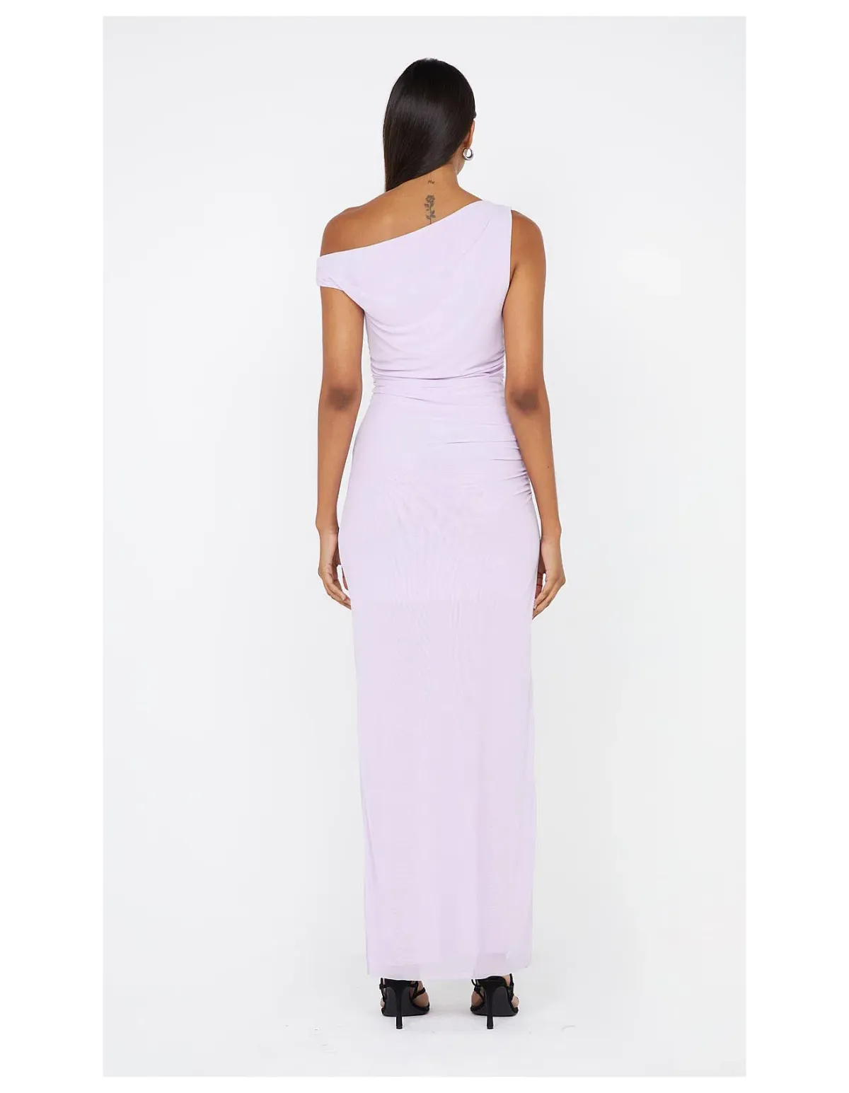 Bec & Bridge Sania Asym Dress Lilac Size 8 - Image 3