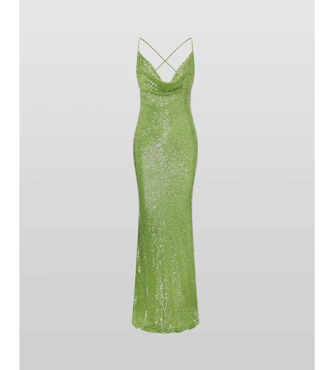 Rat & Boa Gaia Dress Green Sequin Size Small for rent on The Volte - main image