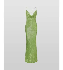 Rat & Boa Gaia Dress Green Sequin Size Small for rent on The Volte - image 6