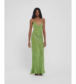 Rat & Boa Gaia Dress Green Sequin Size Small for rent on The Volte - image 3
