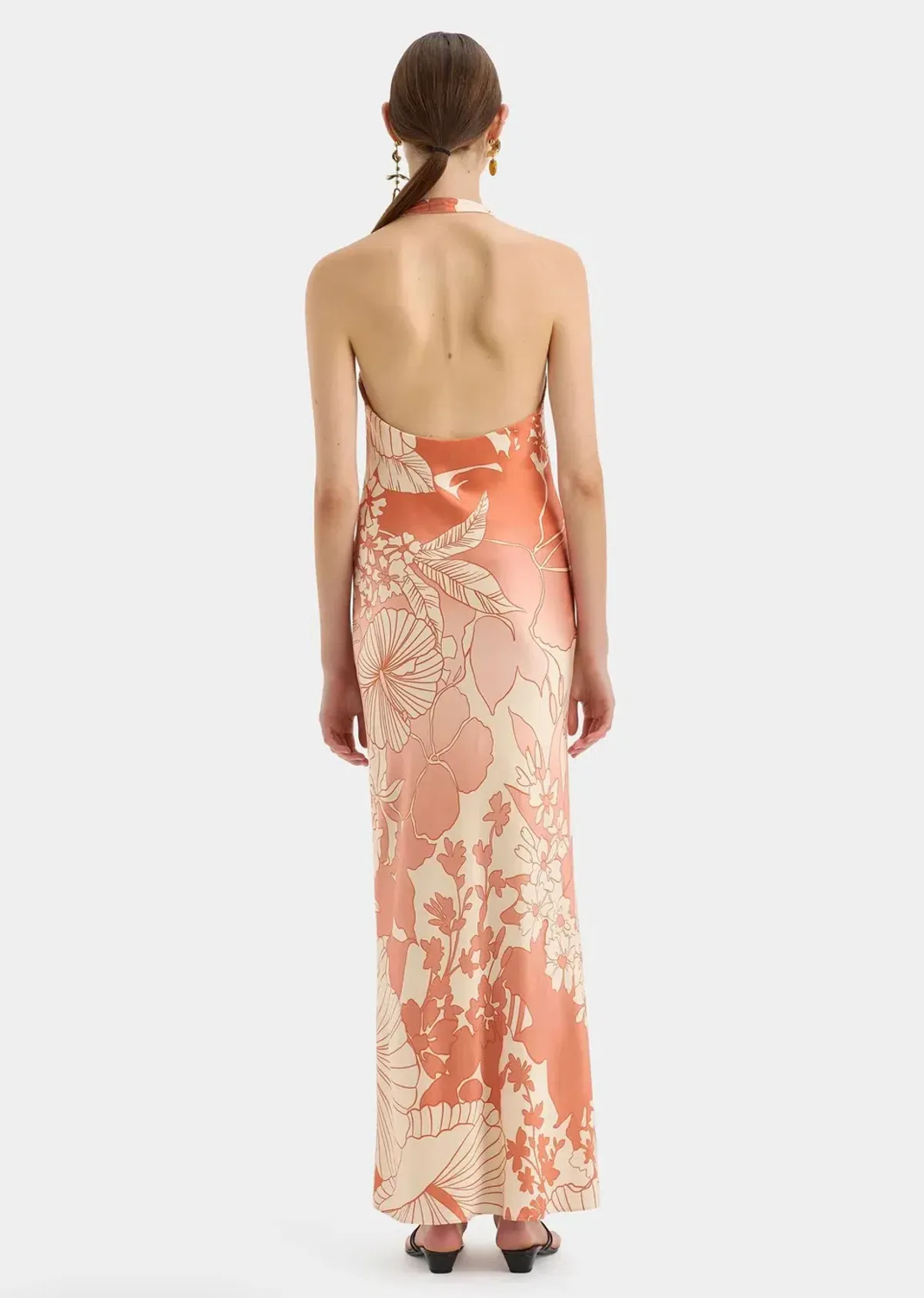 SIR Como Twist Maxi Dress Paradiso Print Size 10 - Image 3