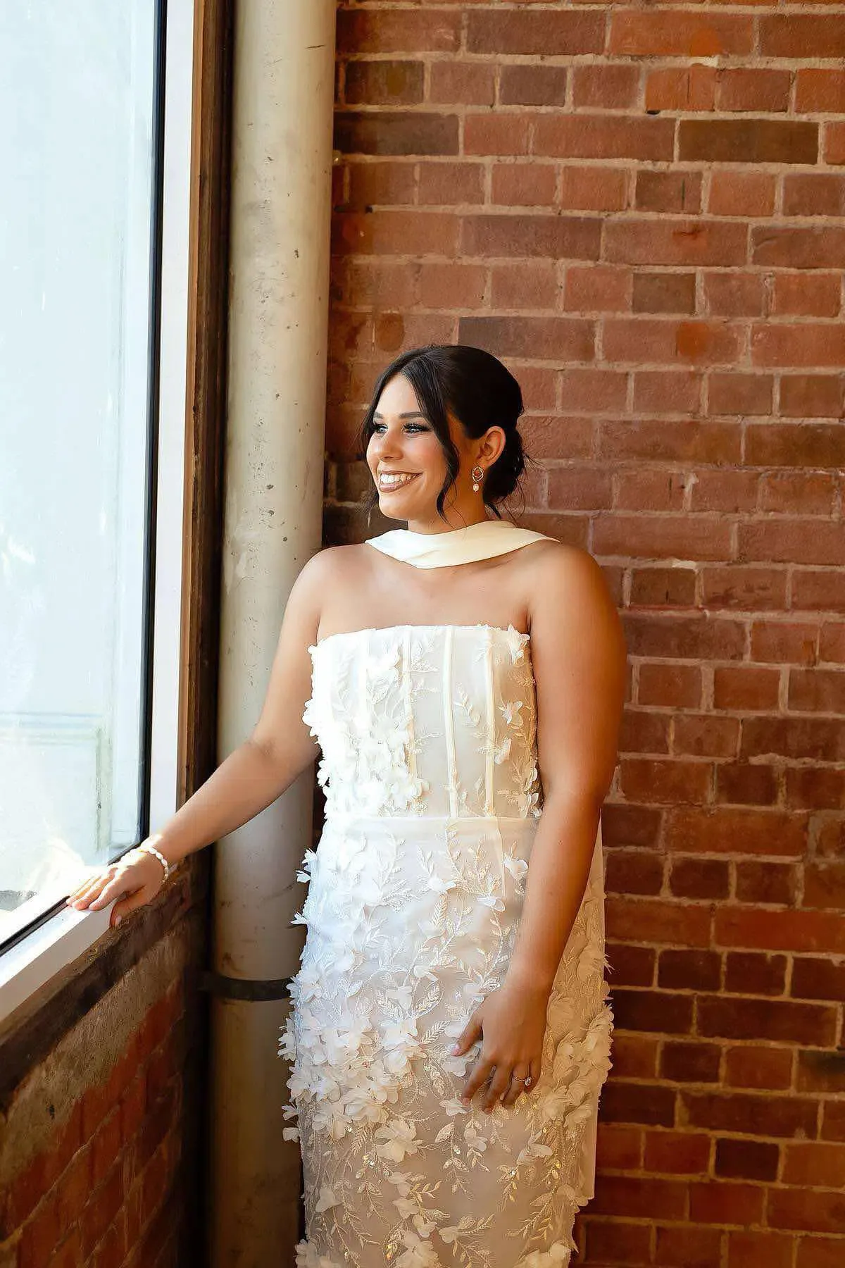 Eliya the Label Paulina Midi Dress White Size AU 14 - Image 2