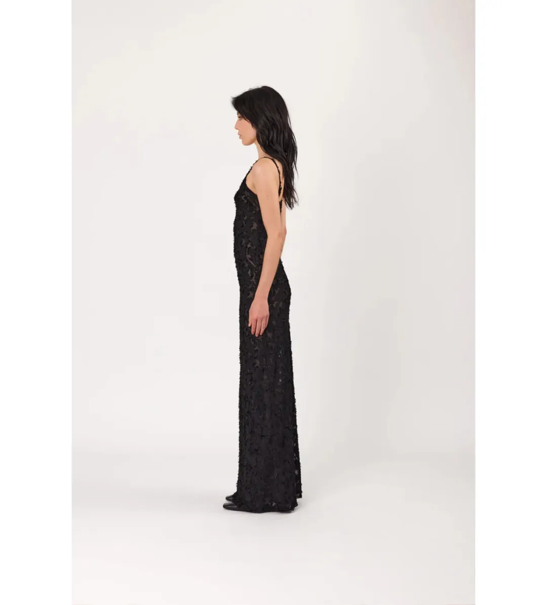Remain Willow Slip Dress Black 8 for rent on The Volte - main image