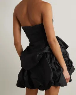Aje Daybreak Strapless Mini Dress Black Size 10 for rent on The Volte - image 3