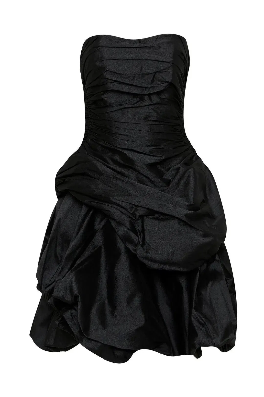 Aje Daybreak Strapless Mini Dress Black Size 10 for rent on The Volte - main image