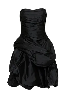 Aje Daybreak Strapless Mini Dress Black Size 10 for rent on The Volte - image 5