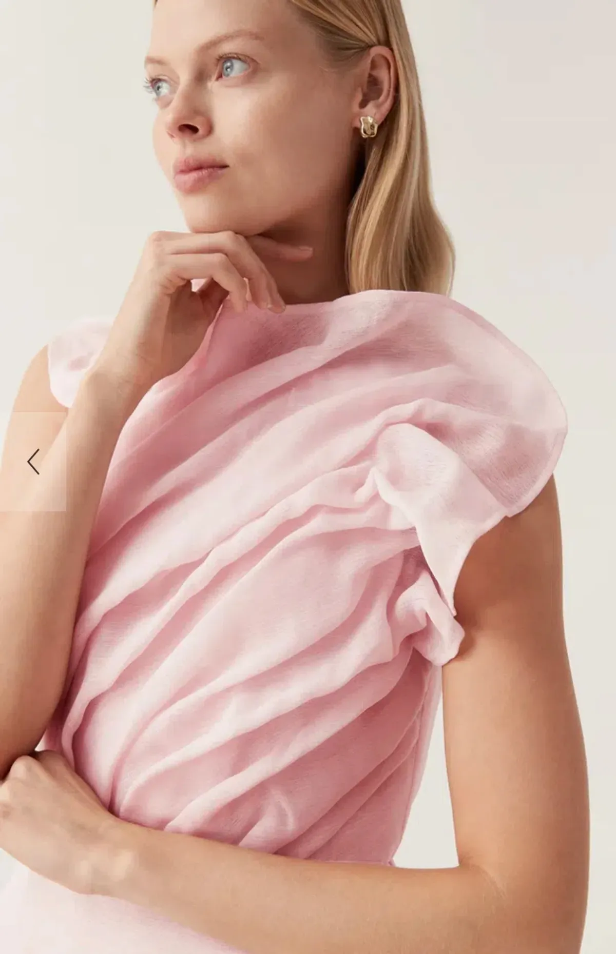 Aje Genesis Midi Dress Pink Size 6 - Image 2