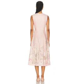 Zimmermann Waverly Plunge Midi Dress Floral Size 0 / AU 8 for rent on The Volte - image 3