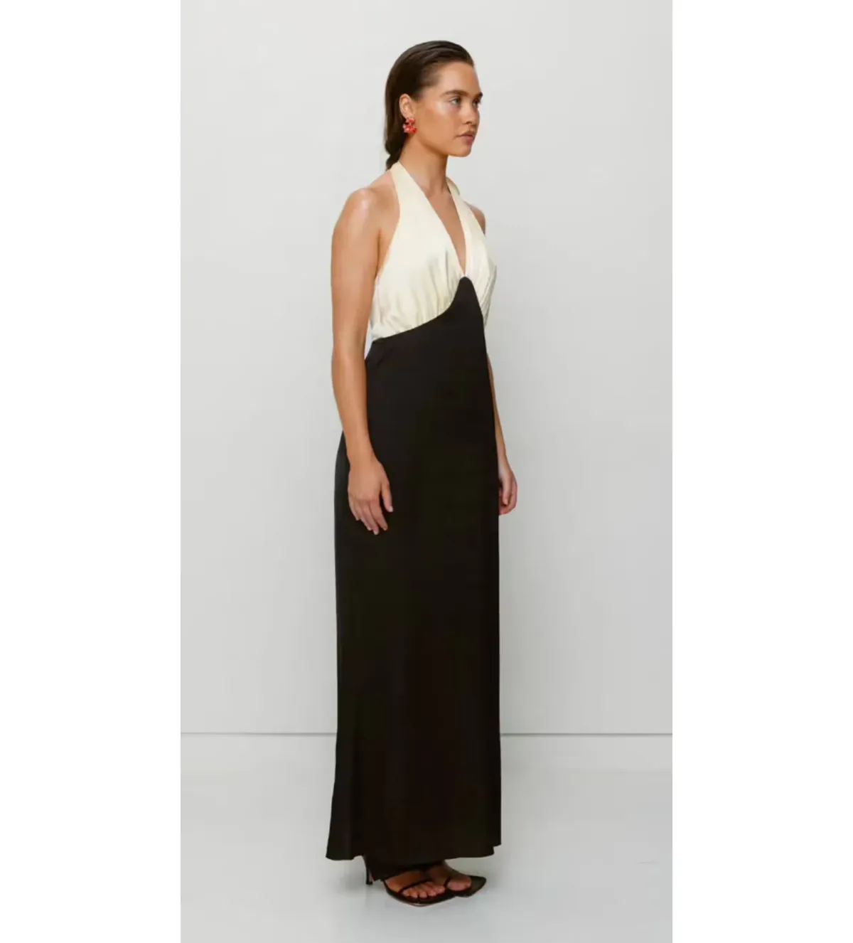 The Wolf Gang Oahu Slip Dress Noir size AU 12 - Image 3