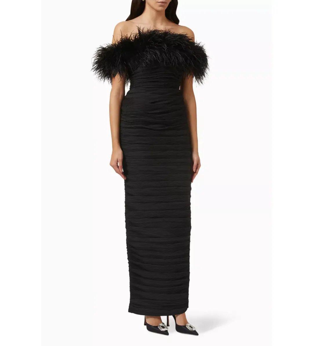 Rachel Gilbert Zion Dress Black Size 6 for rent on The Volte - main image