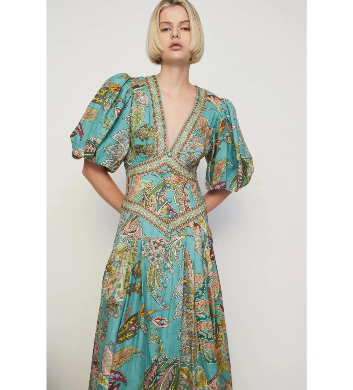 Alemais Franca Midi Dress Size AU 10 - Image 2