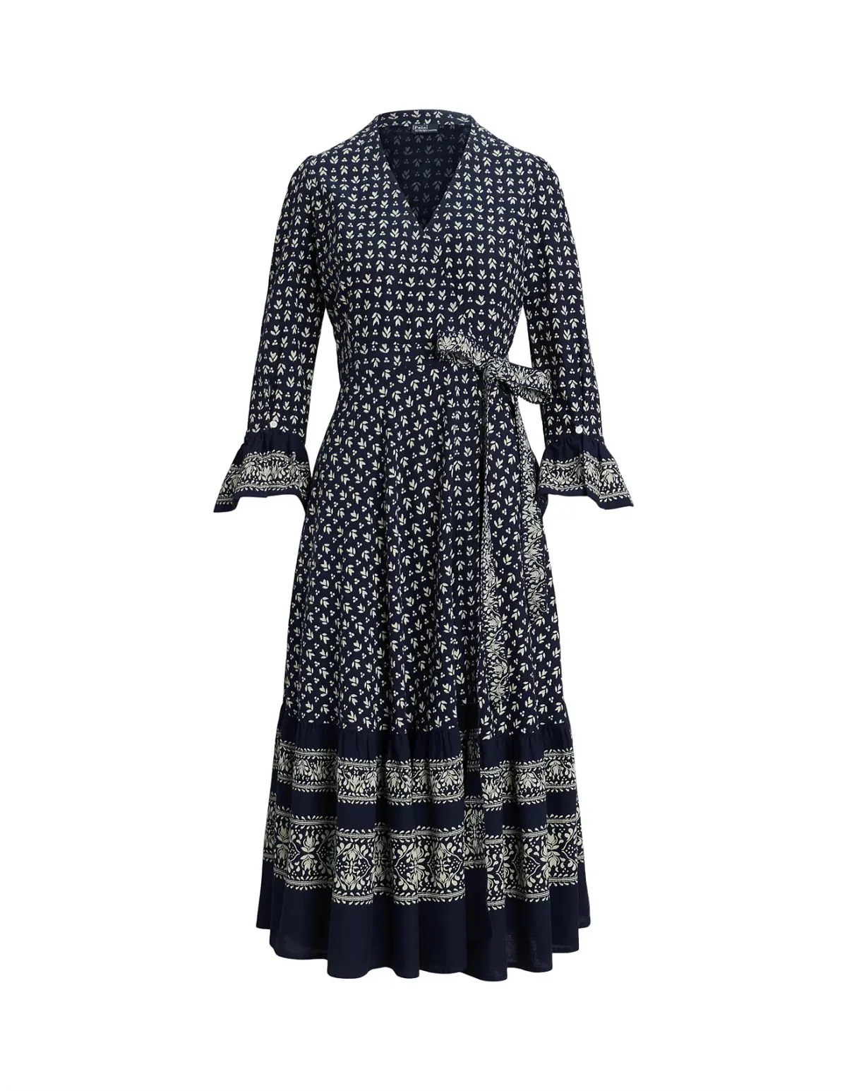 Polo Ralph Lauren Floral Print Wrap Dress Size AU 4 - Image 4