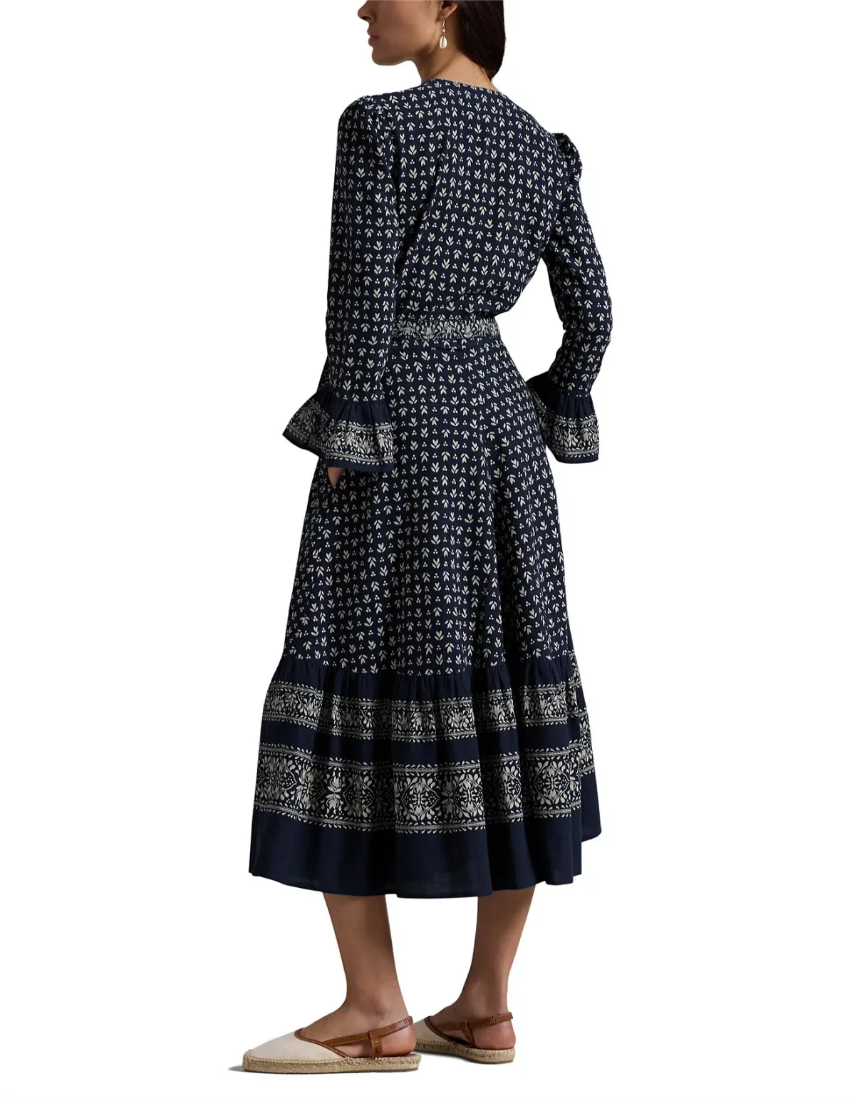 Polo Ralph Lauren Floral Print Wrap Dress Size AU 4 - Image 2