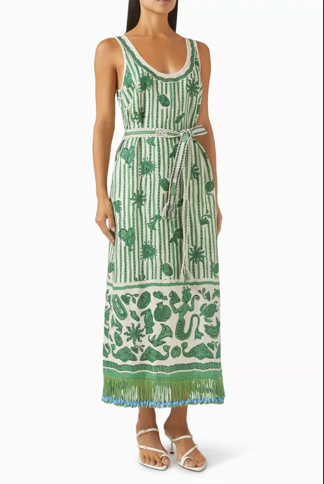 Alemais Lulu Sleeveless Midi Dress AU Size 6 for rent on The Volte - main image