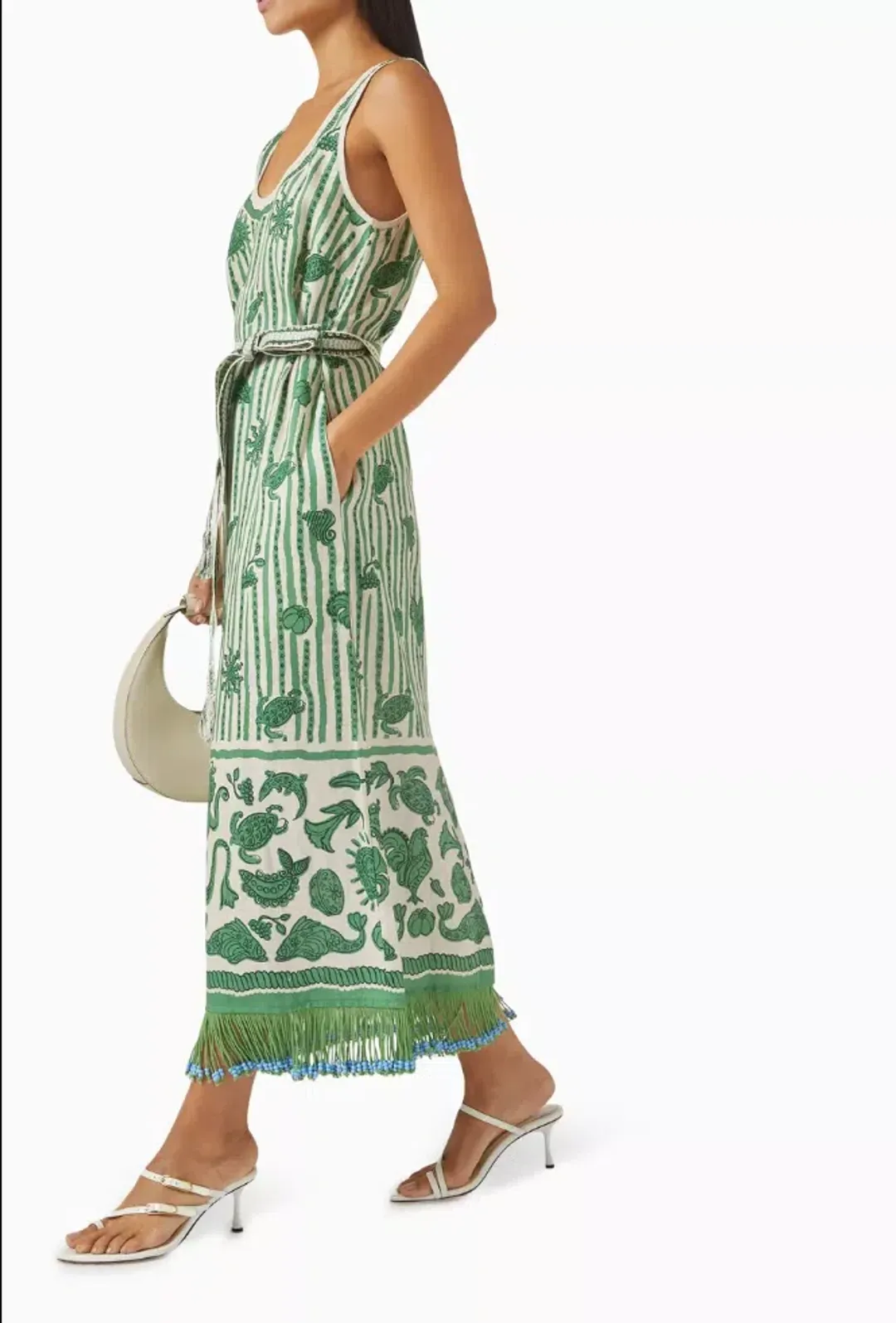 Alemais Lulu Sleeveless Midi Dress AU Size 6 for rent on The Volte - main image