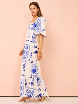 By Nicola Camille S/S Maxi Dress In Le Soleil Size 8 for rent on The Volte - image 6