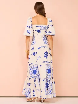 By Nicola Camille S/S Maxi Dress In Le Soleil Size 8 for rent on The Volte - image 7