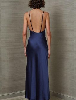 Bec & Bridge Mireille Midi Dress Navy Size 10 for rent on The Volte - image 2