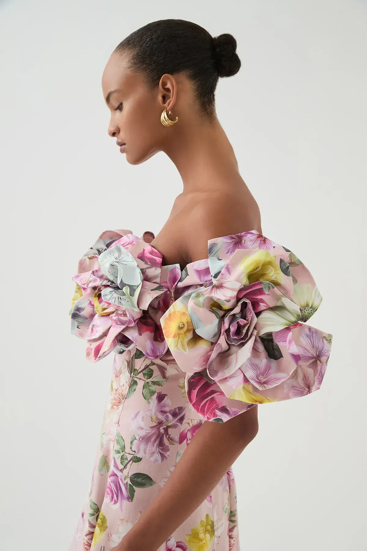 Aje Misha Maxi Dress Floral Pink Size 8 - Image 4