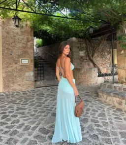 Natalie Rolt Dahlia Maxi Dress Blue Size 10/M for rent on The Volte - image 2